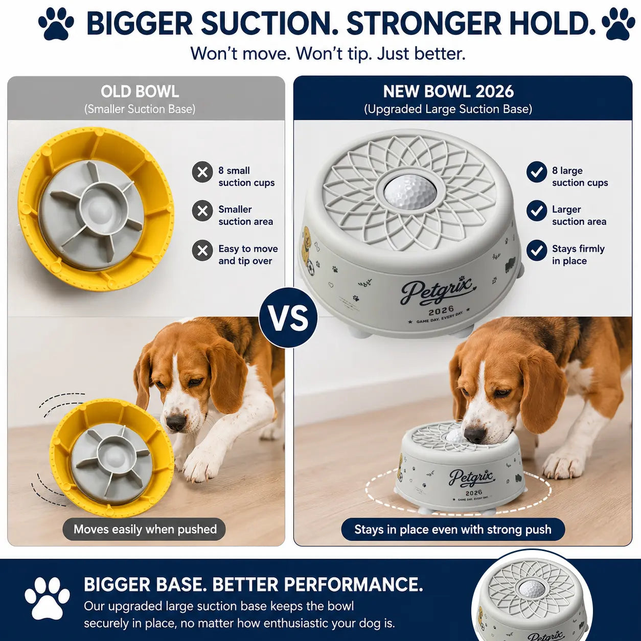 Slow Feeder Dog Bowl with Lick Mat Ball, No-Spill Interactive Enrichment Feeder, Strong Suction Base for Peanut Butter, Yogurt, and Bone Broth, Soccer Design for Dogs